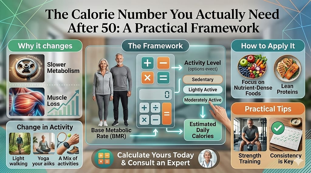 The Calorie Number You Actually Need After 50: A Practical Framework