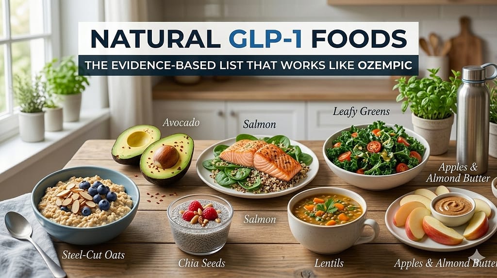 Natural GLP-1 Foods That Work Like Ozempic: The Evidence-Based List
