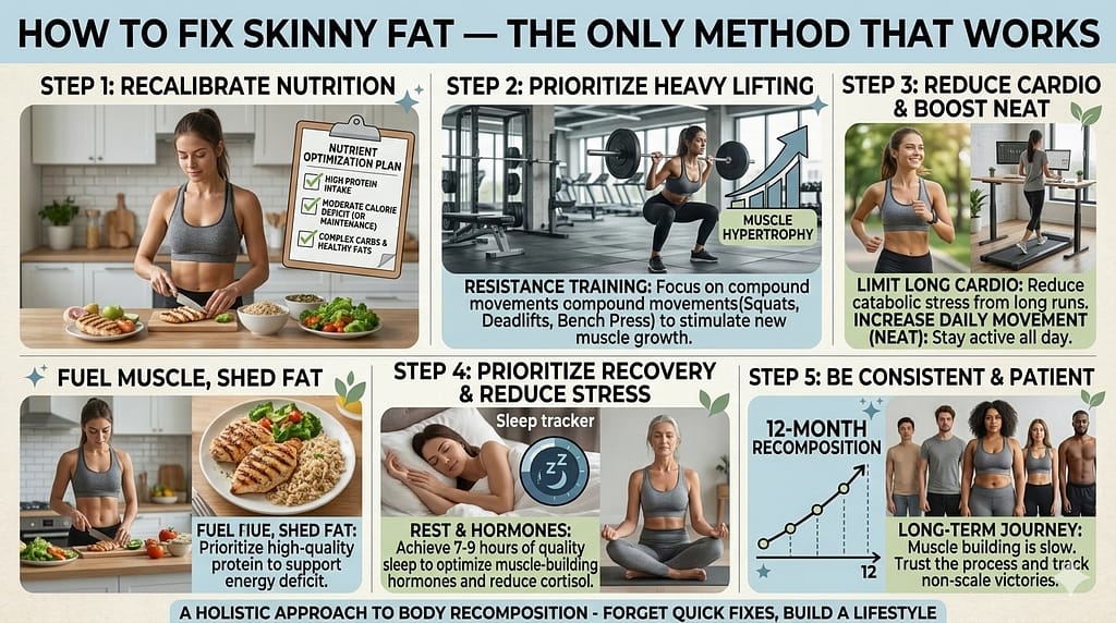How to Fix Skinny Fat — The Only Method That Works