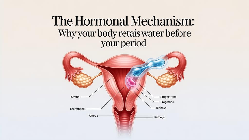 The Hormonal Mechanism: Why Your Body Retains Water Before Your Period