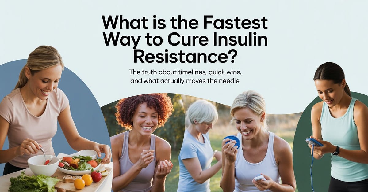What Is the Fastest Way to Cure Insulin Resistance? — The Truth About Timelines, Quick Wins, and What Actually Moves the Needle