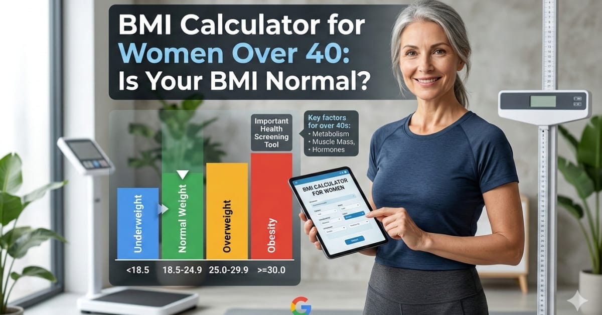 BMI Calculator for Women Over 40: Is Your BMI Normal?