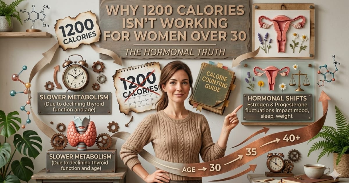 Why 1200 Calories Isn’t Working for Women Over 30 : The Hormonal Truth