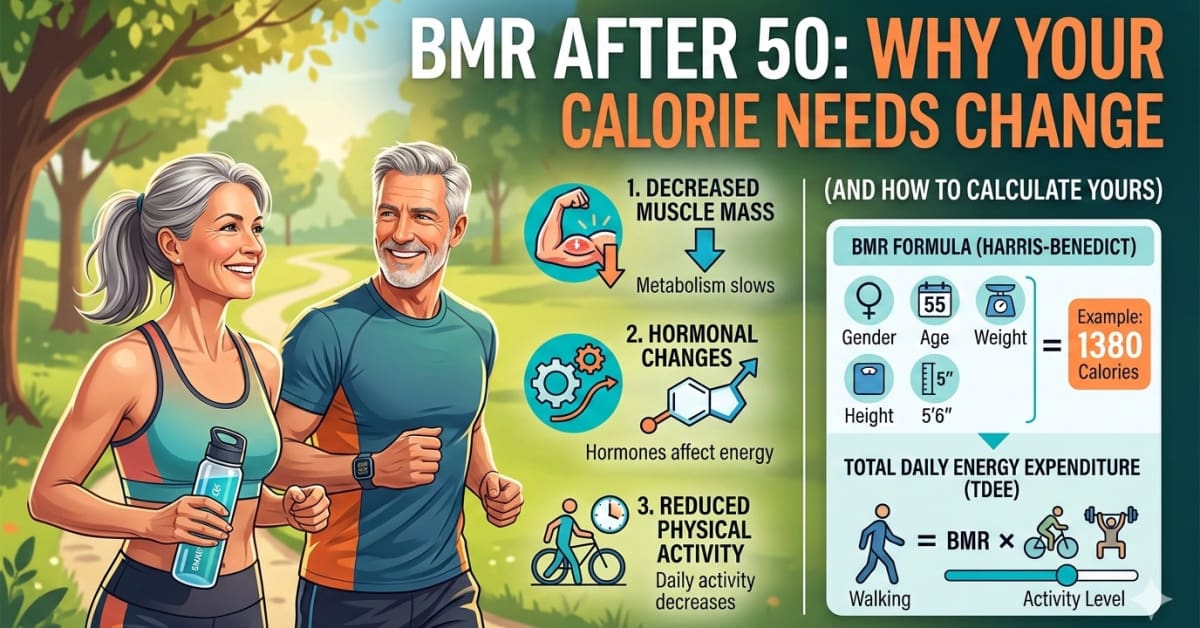 BMR After 50: Why Your Calorie Needs Change (And How to Calculate Yours)