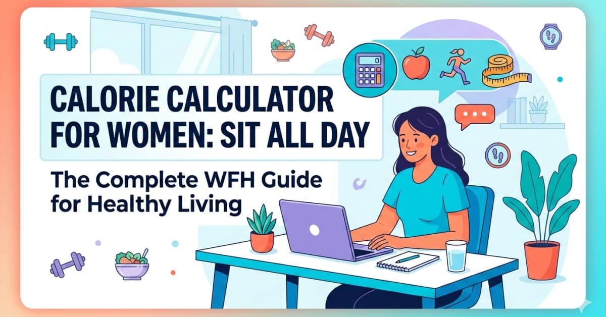 Calorie Calculator for Women Sit All Day | The Complete WFH Guide