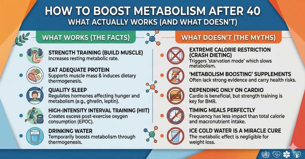 How to Boost Metabolism After 40: What Actually Works (And What Doesn’t)