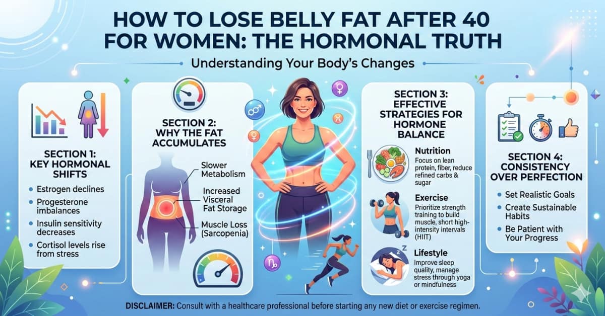 How to Lose Belly Fat After 40 women: The Hormonal Truth Women Need to Hear