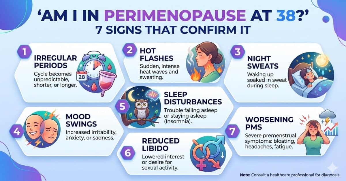 Am I In Perimenopause at 38? Yes — These 7 Signs Confirm Perimenopause Is Starting Earlier Than You Think
