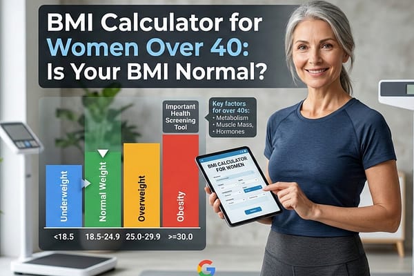 BMI Calculator for Women Over 40: Is Your BMI Normal?