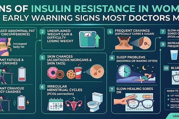 Signs of Insulin Resistance in Women — The Early Warning Signs Most Doctors Miss