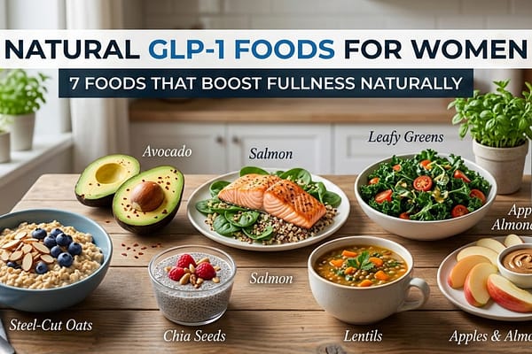 Natural GLP-1 Foods That Work Like Ozempic for Women: 8 Foods That Boost Fullness Naturally
