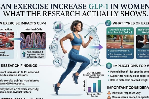 Can Exercise Increase GLP-1? What the Research Says for Women — And Why Your Cycle Phase Changes Everything