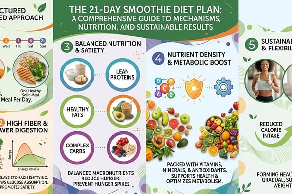 How the Smoothie Diet 21-Day Plan Works — Meal Replacement Smoothies Cut Calories Without Hunger and Reset Cravings — The Complete Science Behind It