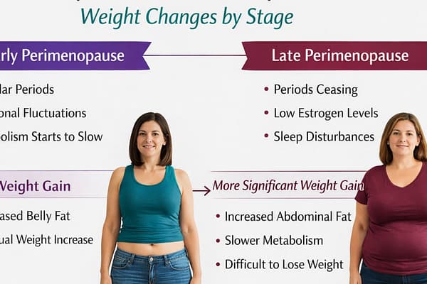 Early vs Late Perimenopause — How Each Stage Changes Your Weight Differently and What to Do About It