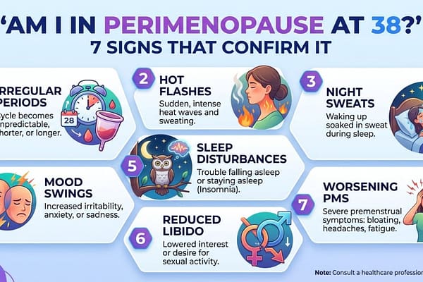 Am I In Perimenopause at 38? Yes — These 7 Signs Confirm Perimenopause Is Starting Earlier Than You Think