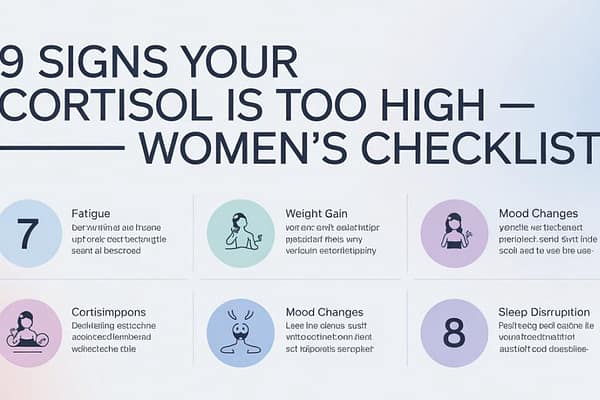 9 Signs Your Cortisol Is Too High — Women’s Checklist