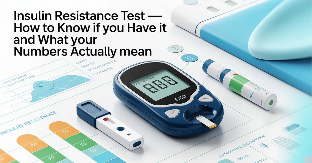 Insulin Resistance Test — How to Know If You Have It and What Your Numbers Actually Mean