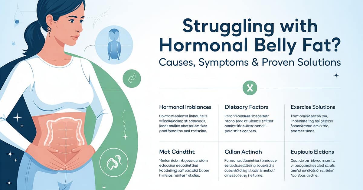 Struggling with Hormonal Belly Fat? Causes, Symptoms & Proven Solutions