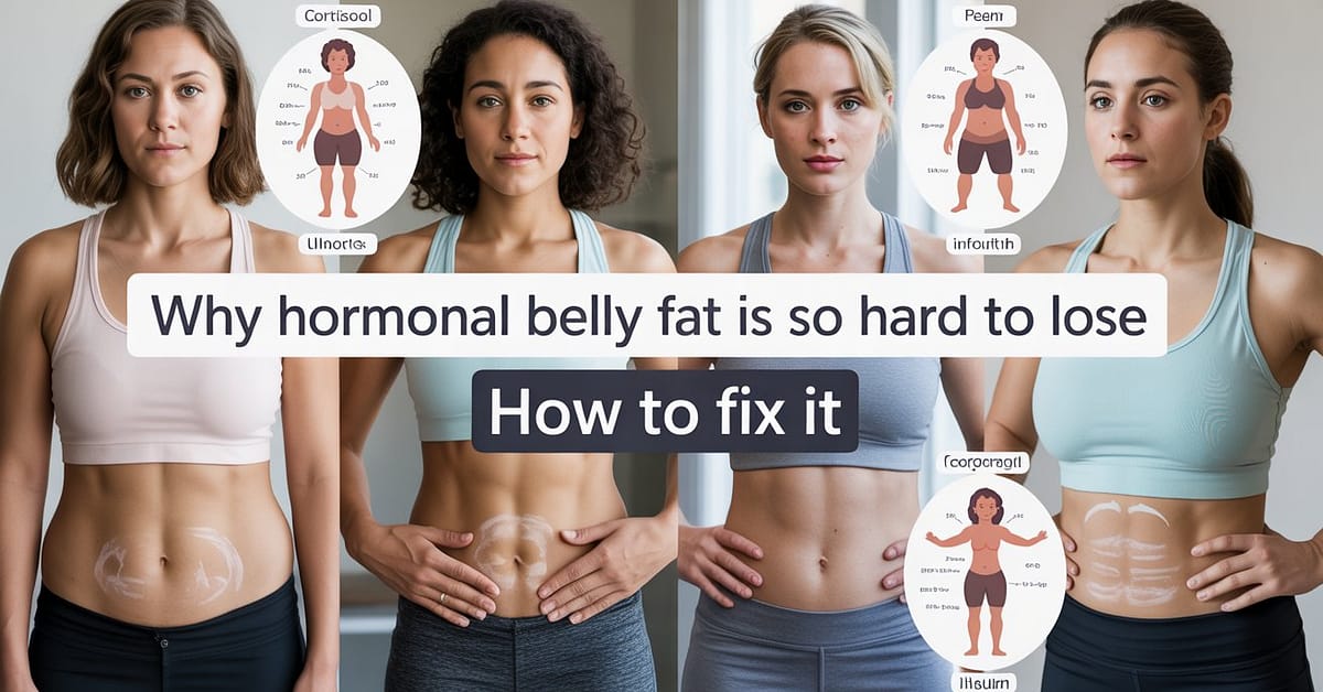 Why Hormonal Belly Fat Is So Hard to Lose — And How to Fix It