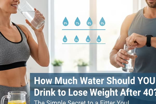 How much water to drink for weight loss women over 40