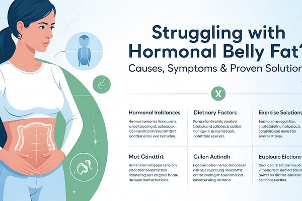 Struggling with Hormonal Belly Fat? Causes, Symptoms & Proven Solutions